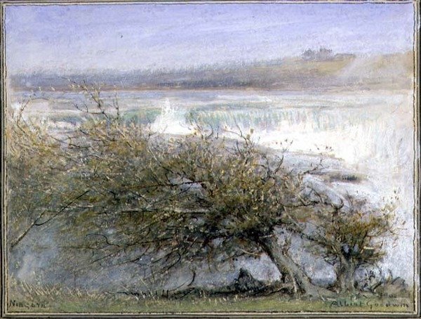 Niagara i foråret af Albert Goodwin