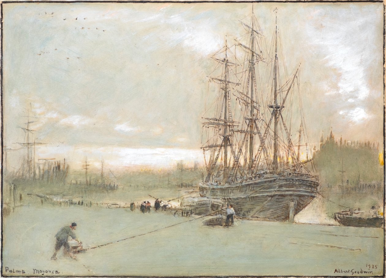 Palma, Mallorca af Albert Goodwin