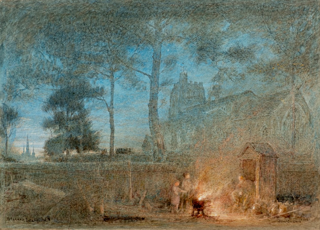 St Chads, Lichfield af Albert Goodwin
