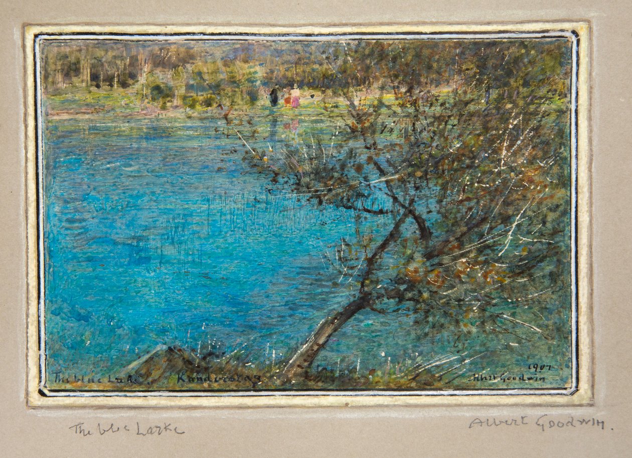 Den blå sø, Kanderstag af Albert Goodwin