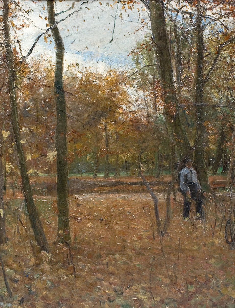 Efterår i Søndermarken af Albert Gottschalk