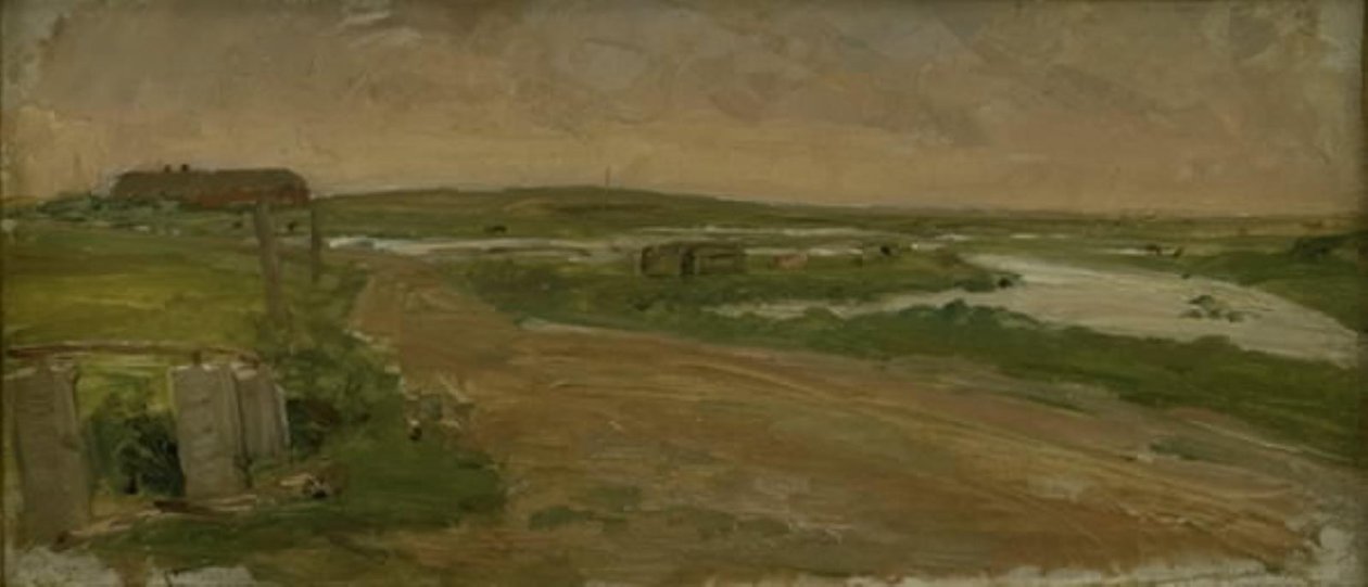 Vestjysk landskab. Holmsland af Albert Gottschalk