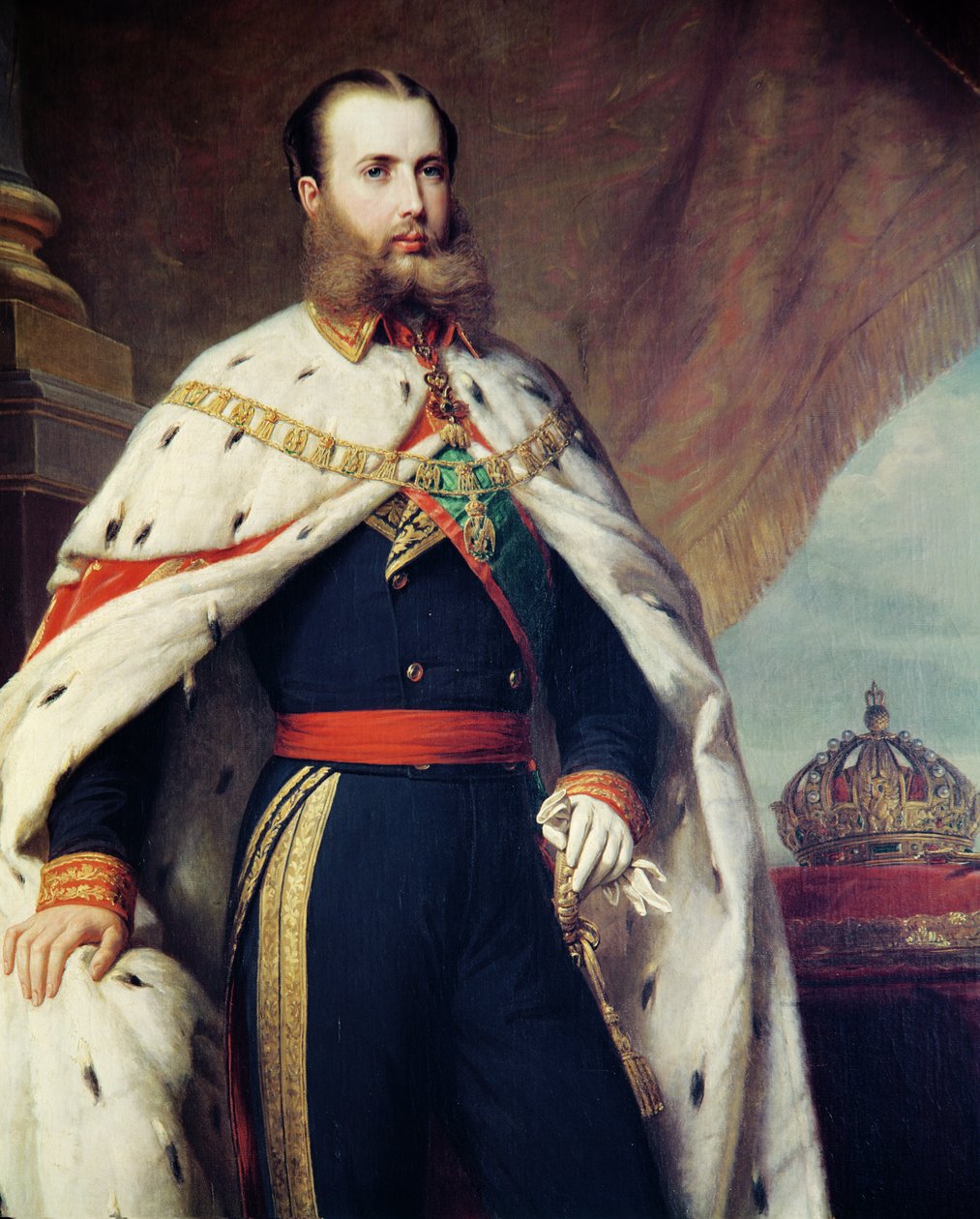 Maximilian af Hapsburg-Lorraine (1832-67) Kejser af Mexico, 1865 (se også 233828) af Albert Graefle