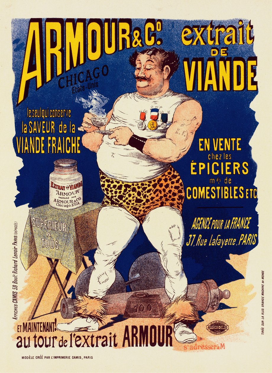 Armor & Co. Kødekstrakt, 1891. af Albert Guillaume
