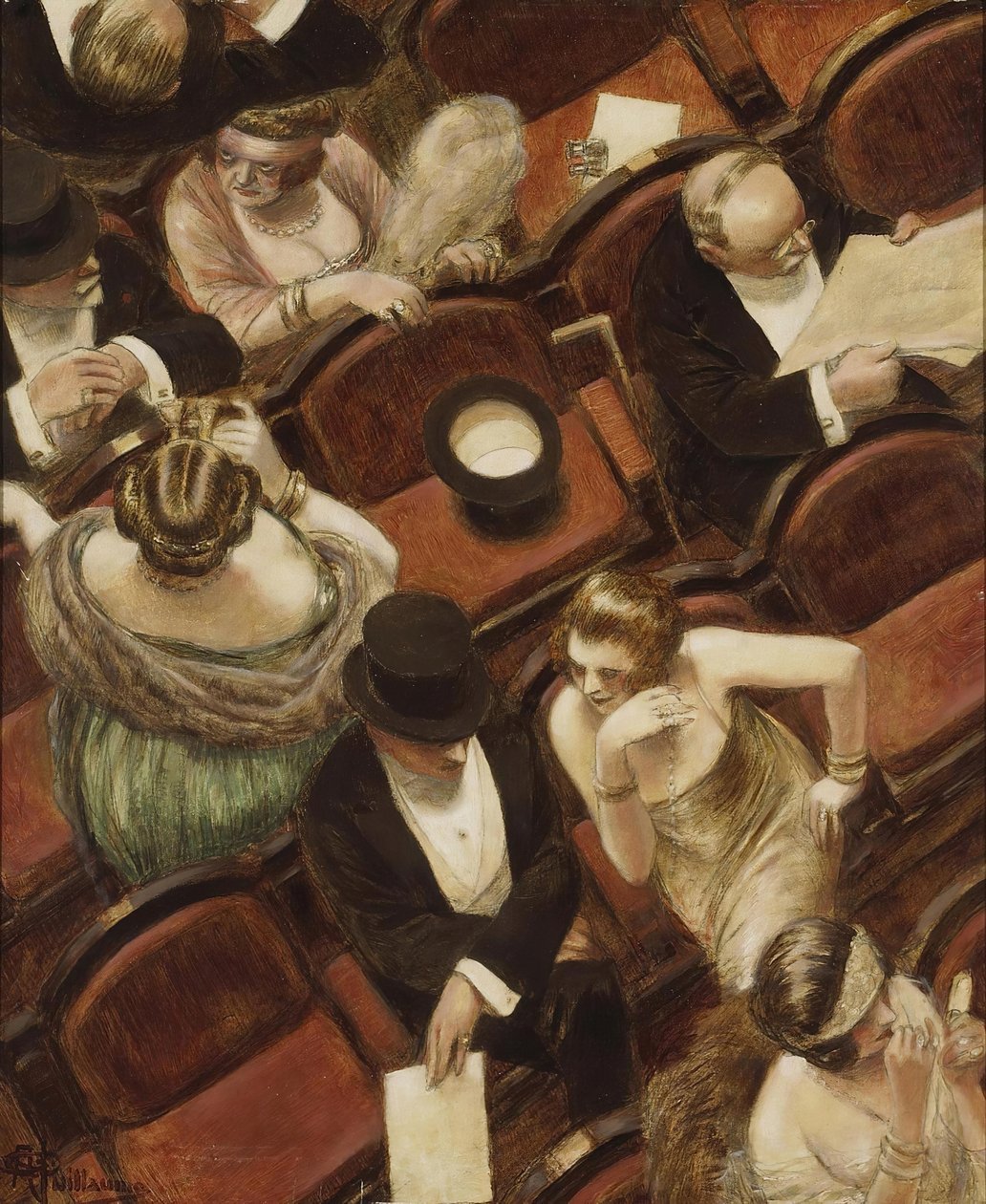 På teatret. af Albert Guillaume