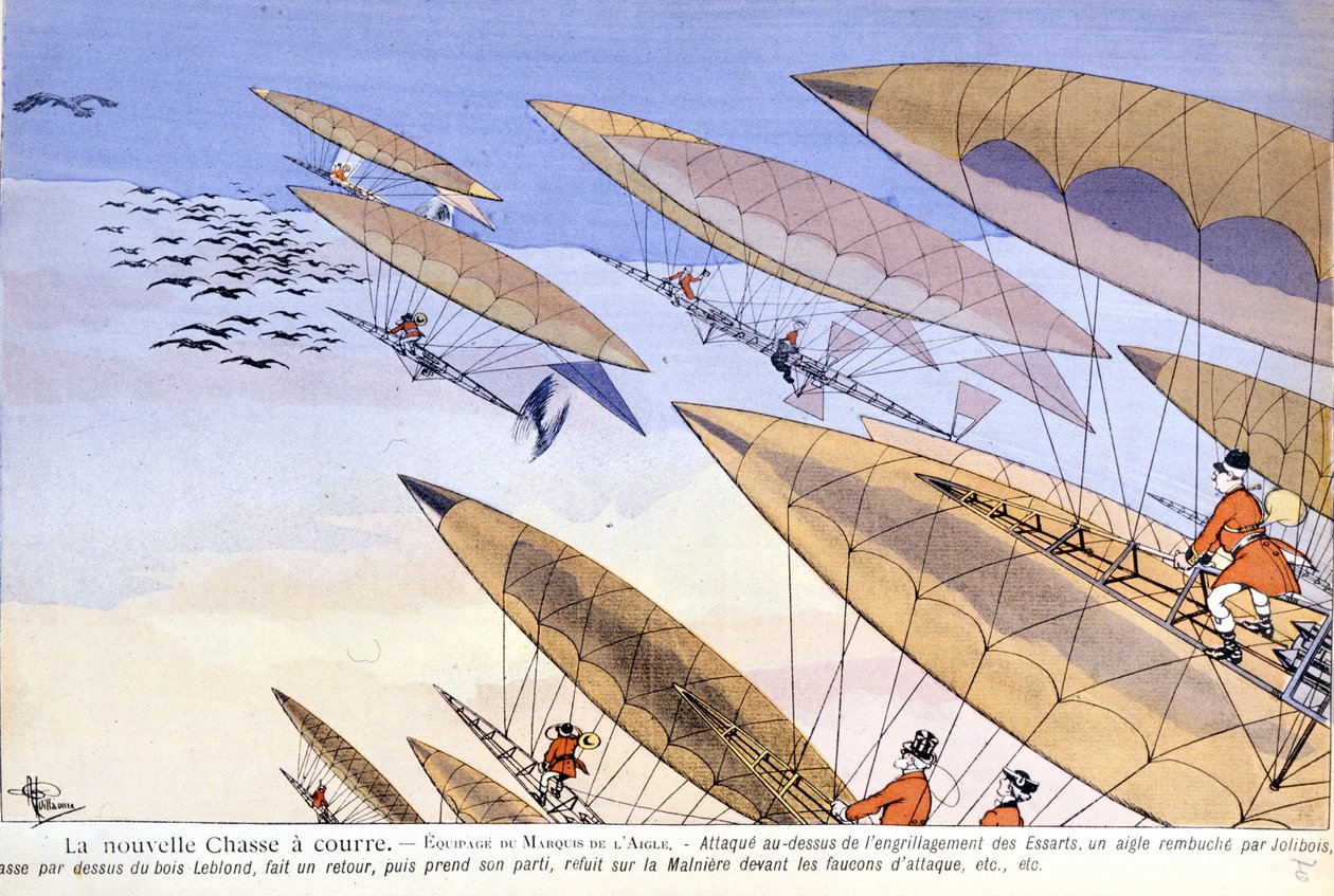 Karikatur af Albert Guillaume (1873-1942) i ""L