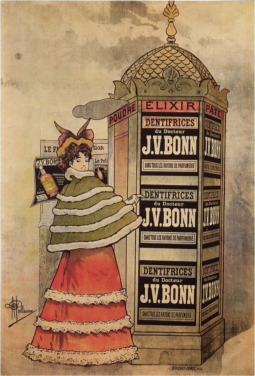 Elixir-tandpastaer af doktor J.V. Bonn, 1893 af Albert Guillaume