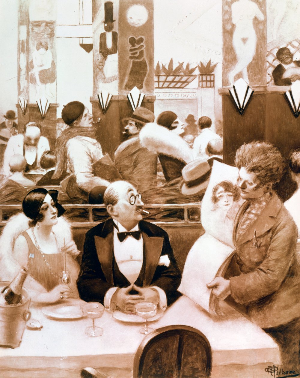 Restaurant, 1873-1942 af Albert Guillaume
