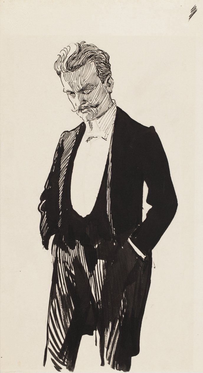 Jean Sibelius af Albert Gustaf Aristides Edelfelt