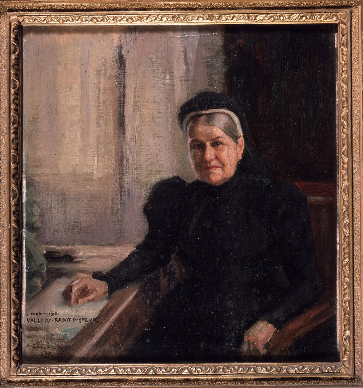 Madame Pasteur - af Edelfelt af Albert Gustaf Aristides Edelfelt