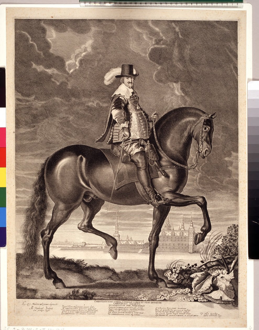 Christian IV til hest af Albert Haelwegh