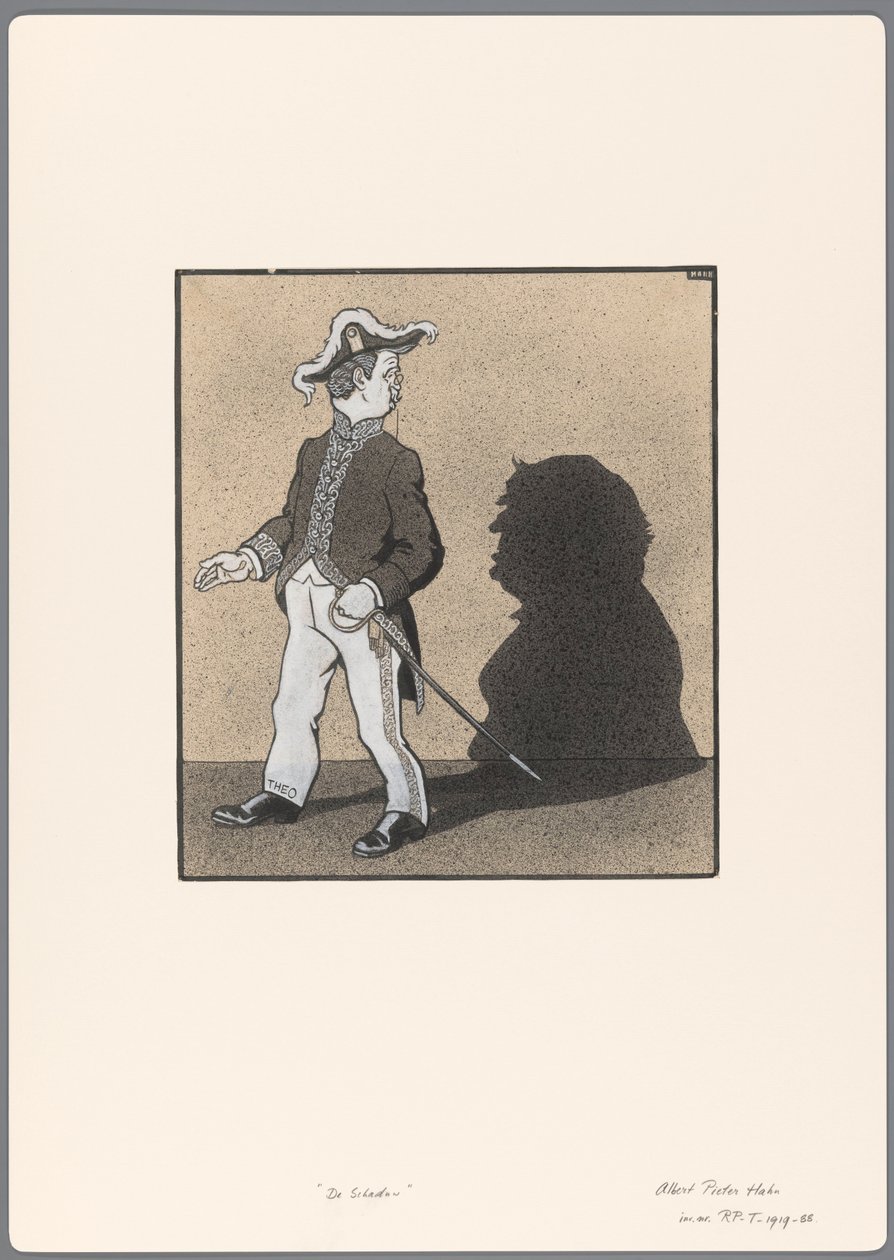 Design til en politisk tegneserie: The Shadow af Albert Hahn (I)