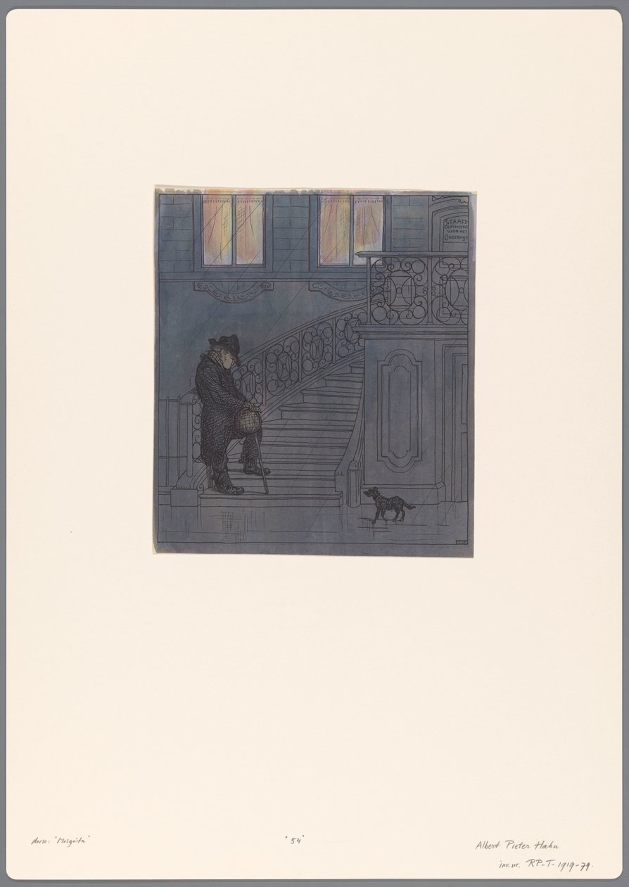 Design til en politisk tegneserie: Statens Uddannelseskommission af Albert Hahn (I)