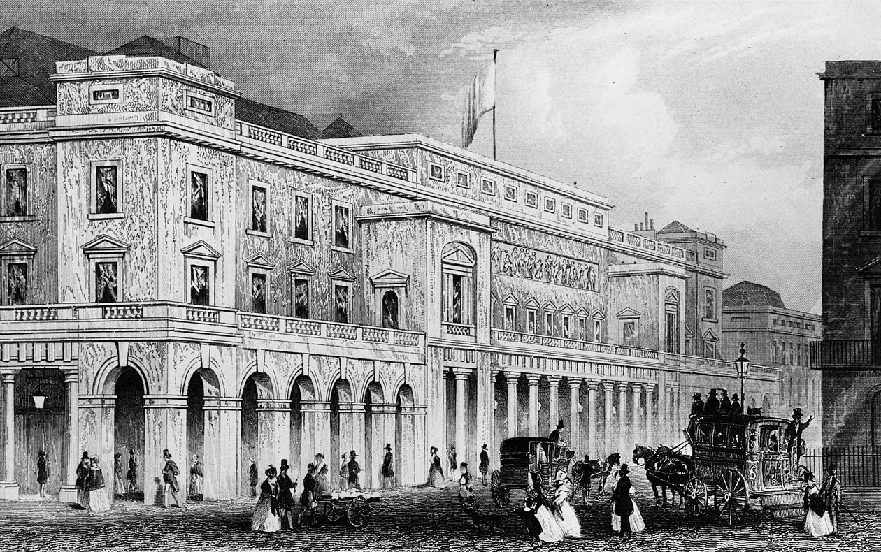 Italiensk operahus, ca. 1850 af Albert Henry Payne