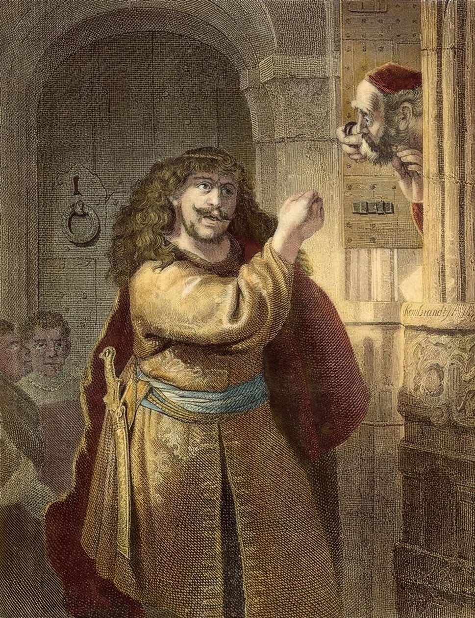 Samson truer sin svigerfar af Albert Henry Payne