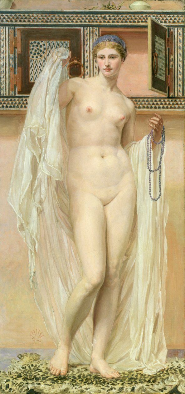Et klædeskab, 1867 af Albert Joseph Moore