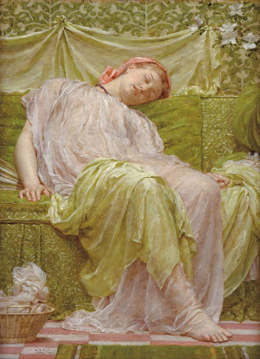 En arbejdskurv af Albert Joseph Moore