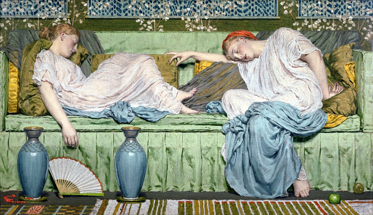 Æbler, 1875 af Albert Joseph Moore