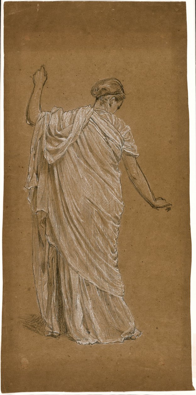 Studie til "A Garden" af Albert Joseph Moore