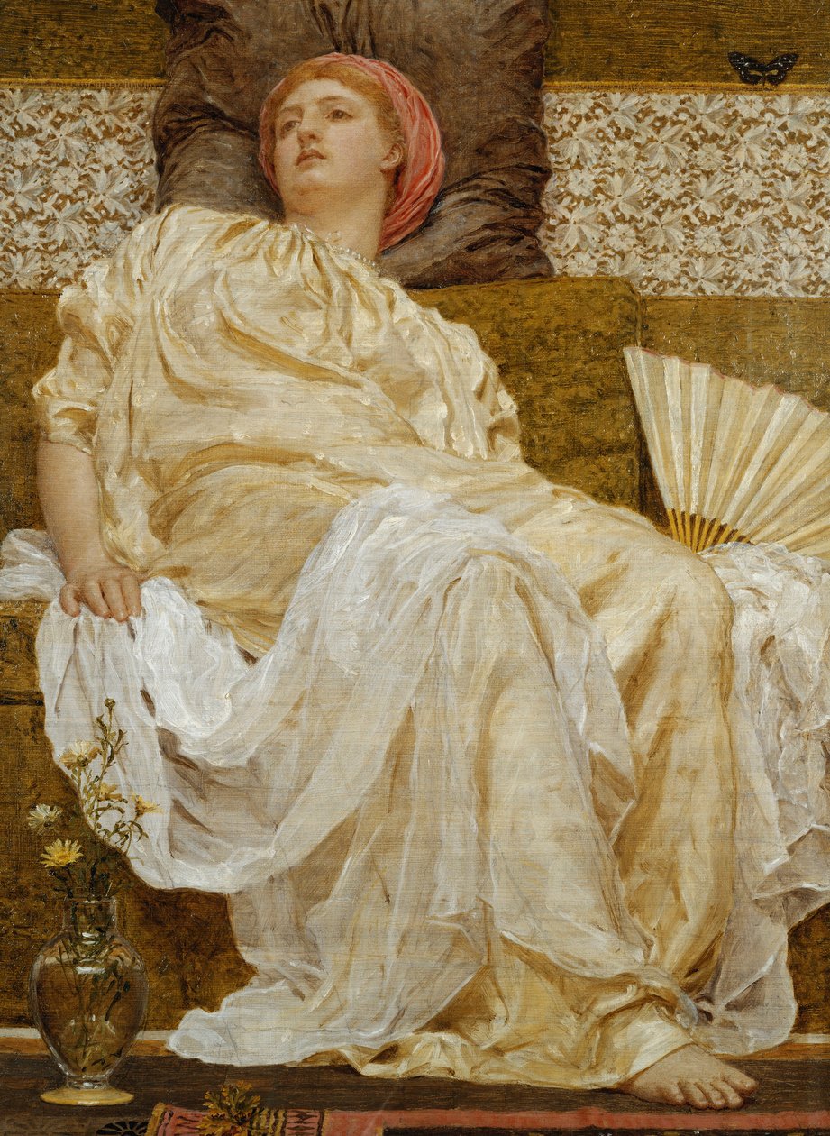 Gule Margueritter, 1881 af Albert Joseph Moore