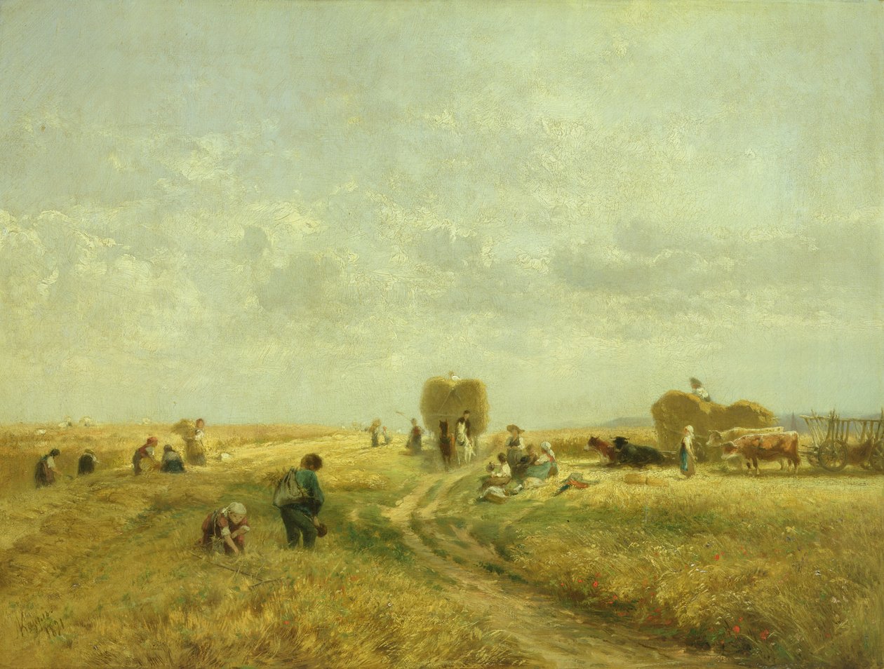 Høsttid, 1871 af Albert Kappis