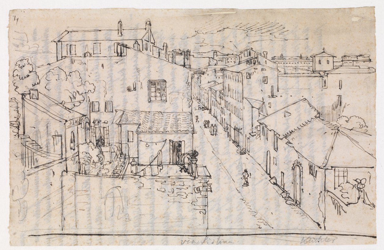 Rom, via Sistina af Albert Küchler