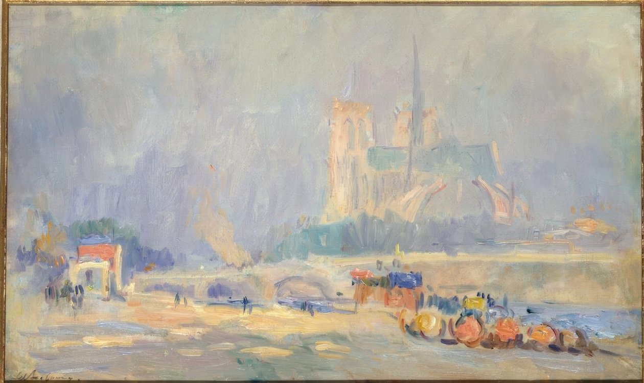 Ved kajerne i Paris af Albert Lebourg