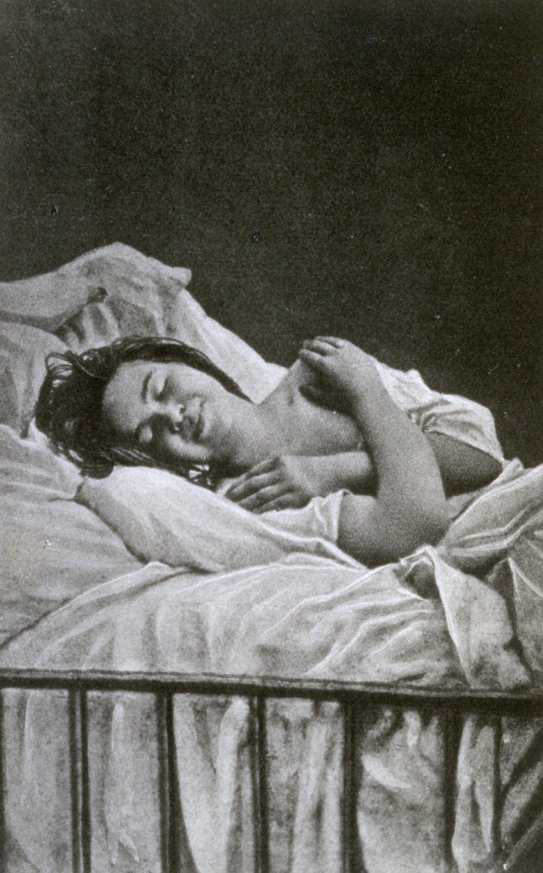 Ung kvinde med et anfald af hysteri, 1878 af Albert Londe