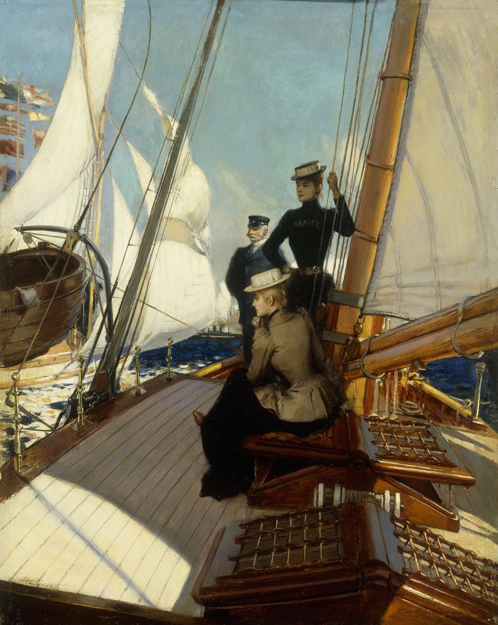 En eftermiddag på havet af Albert Lynch