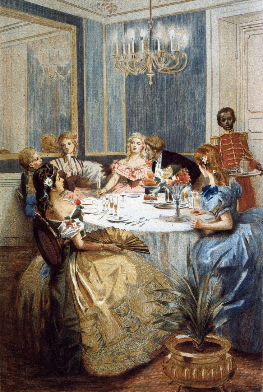 Parisiske damer fra det andet imperium af Albert Lynch