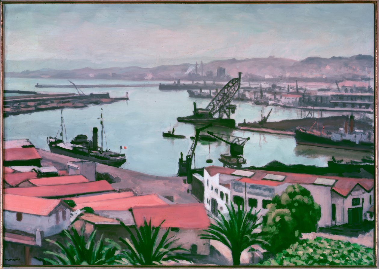 Algier, de røde tage af Albert Marquet