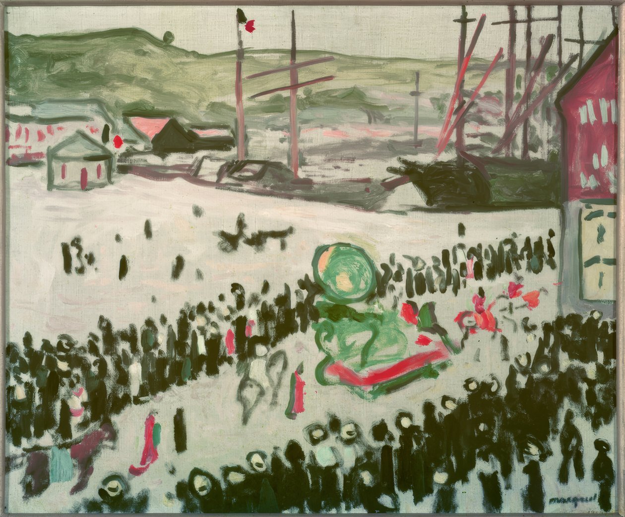 Karneval på stranden af Albert Marquet