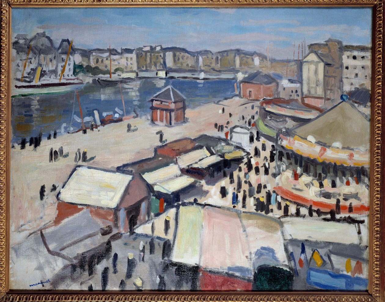 Karneval i Le Havre af Albert Marquet