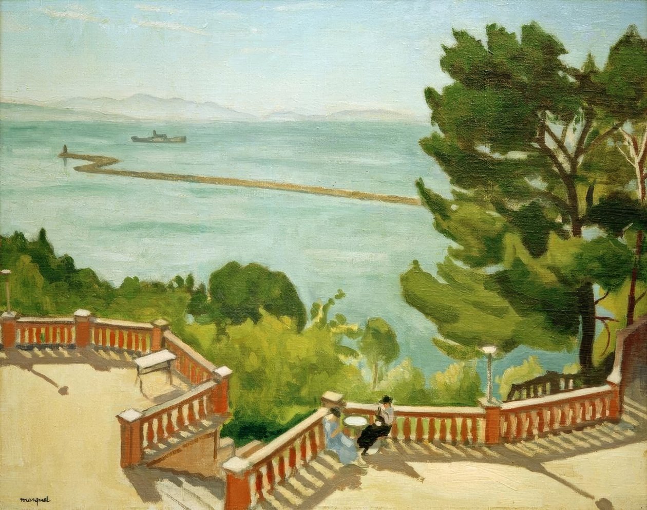Terrassehjørne ved L