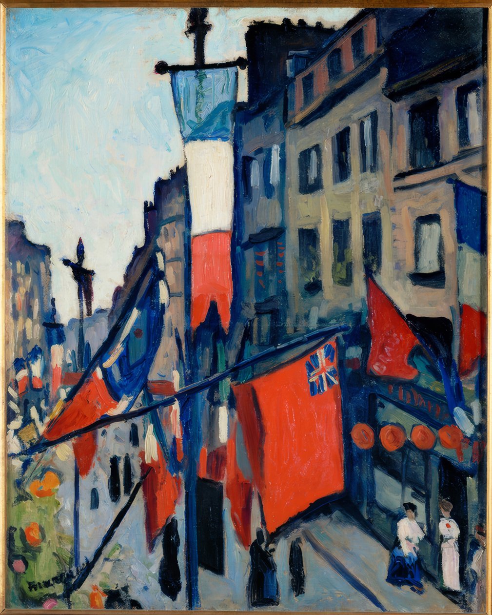 14. juli i Le Havre af Albert Marquet