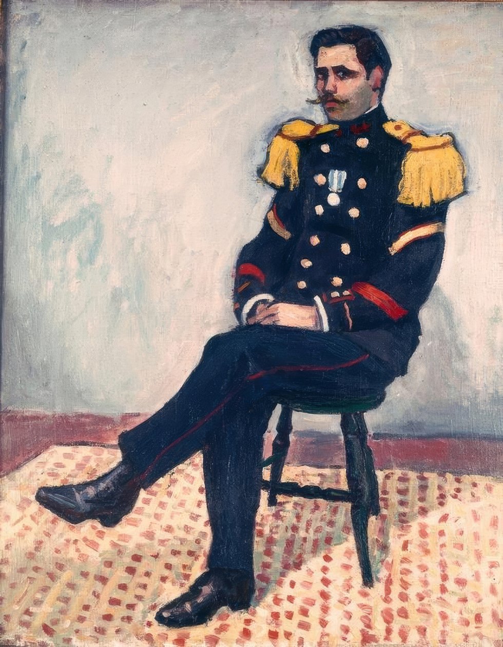En betalingsmester for kolonitropperne af Albert Marquet