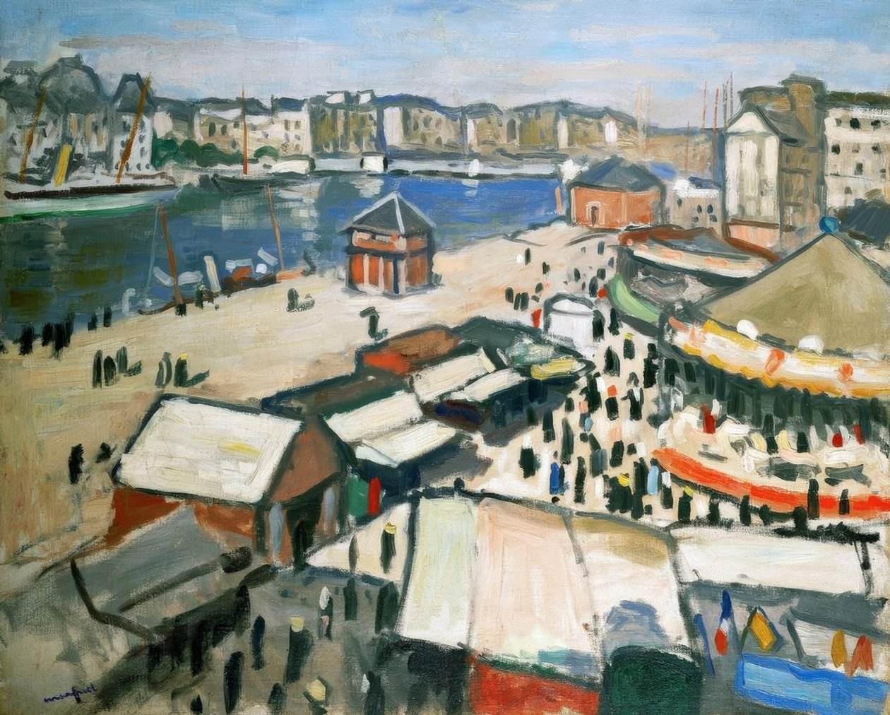 Fete foraine (tivoli). Olie på lærred af Albert Marquet