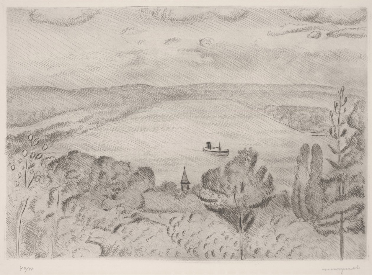 Havn (ætsning) af Albert Marquet
