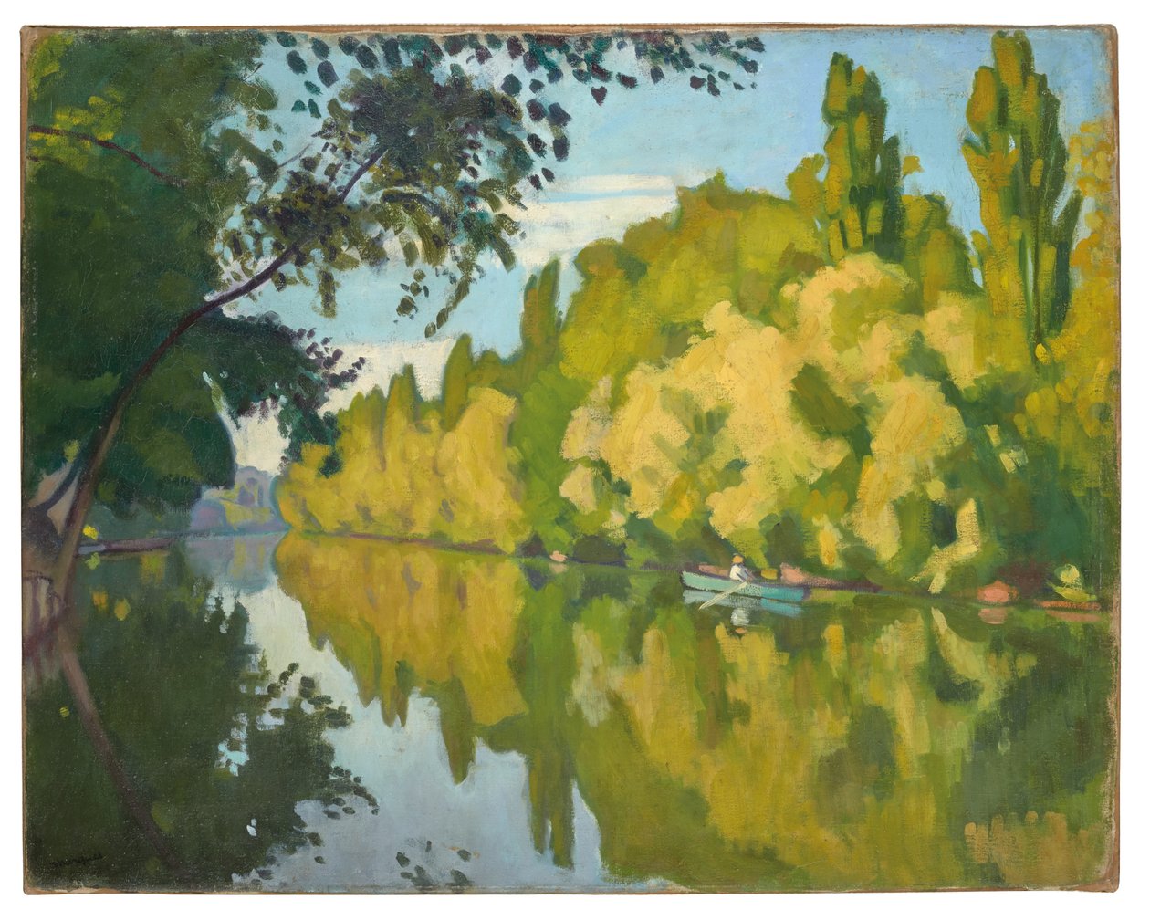 La Varenne Sainte-Hilaire, båden af Albert Marquet