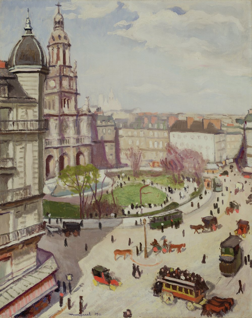 Le Square de la Trinite, Sollys af Albert Marquet