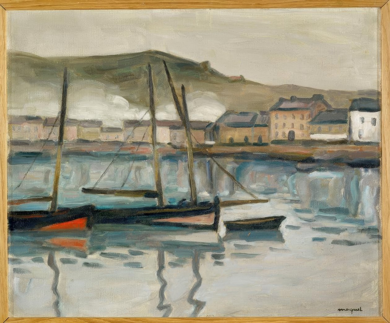 Havnen i Fécamp af Albert Marquet