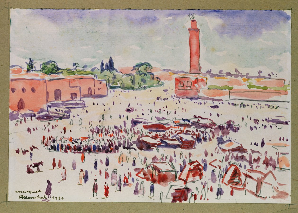 Marrakesh af Albert Marquet