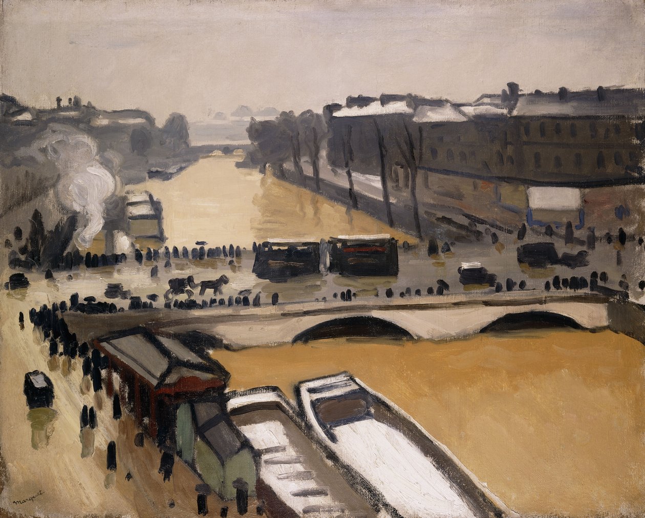 Paris, St. Michel-broen af Albert Marquet