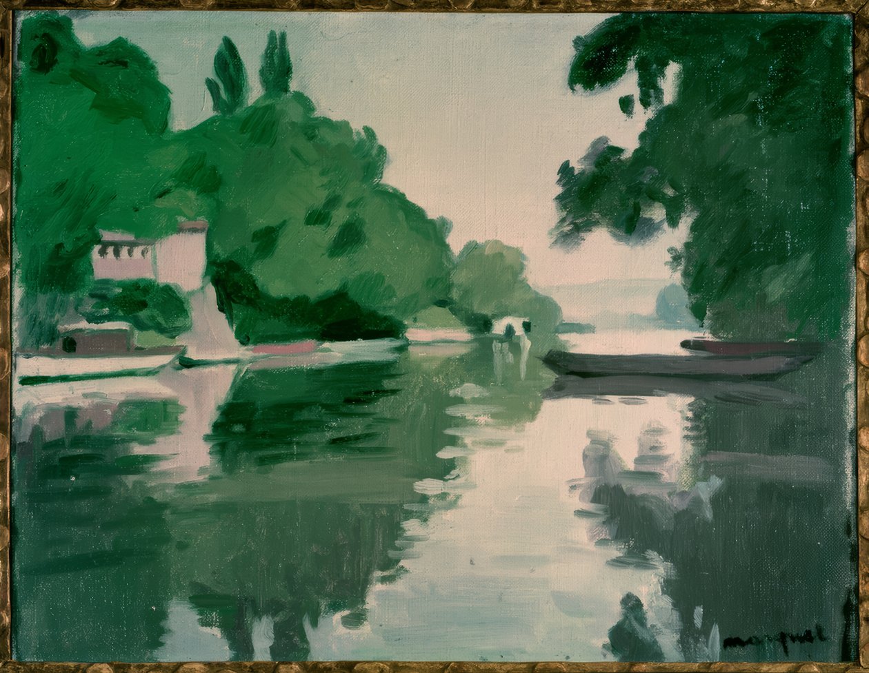 Landskab ved Chenevières af Albert Marquet