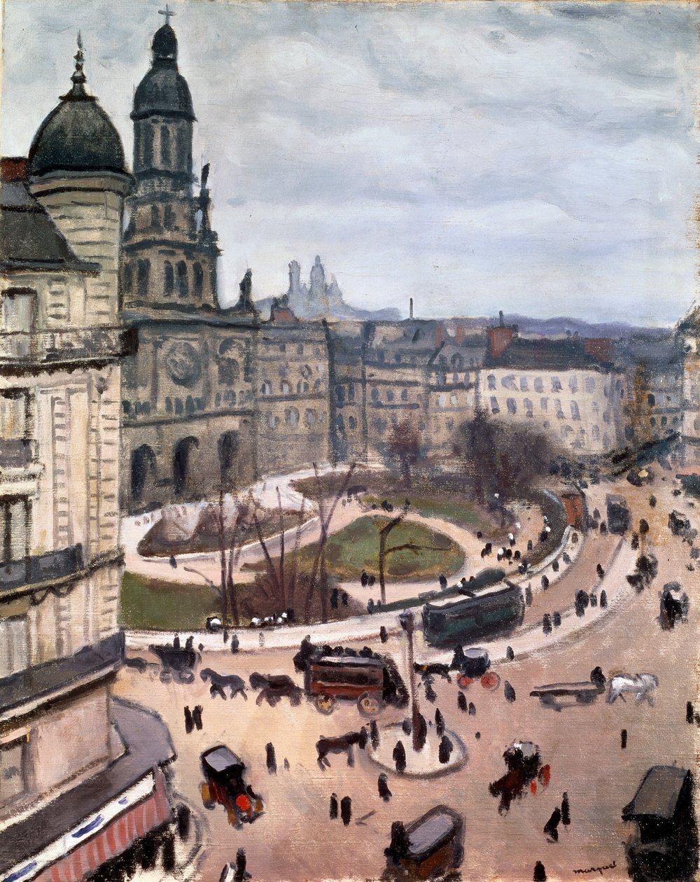 Place de la Trinité i Paris, 1911. af Albert Marquet