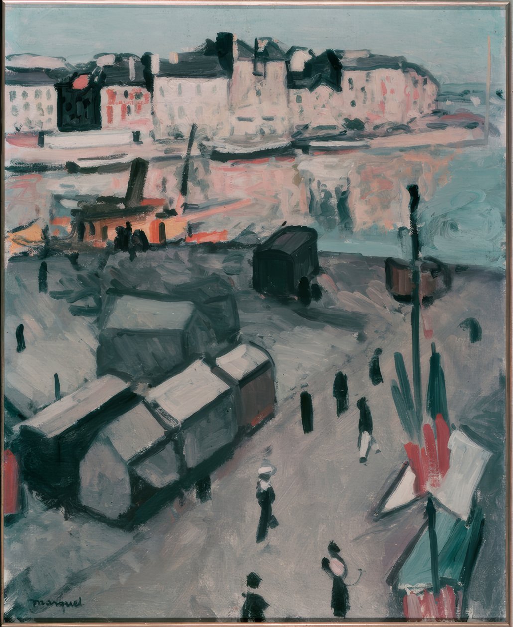 Le Havre Havn af Albert Marquet