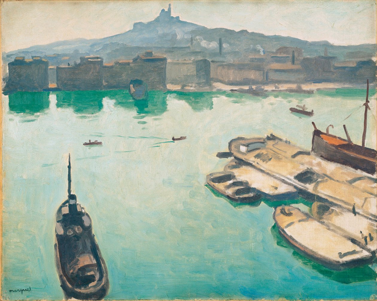 Marseilles havn af Albert Marquet