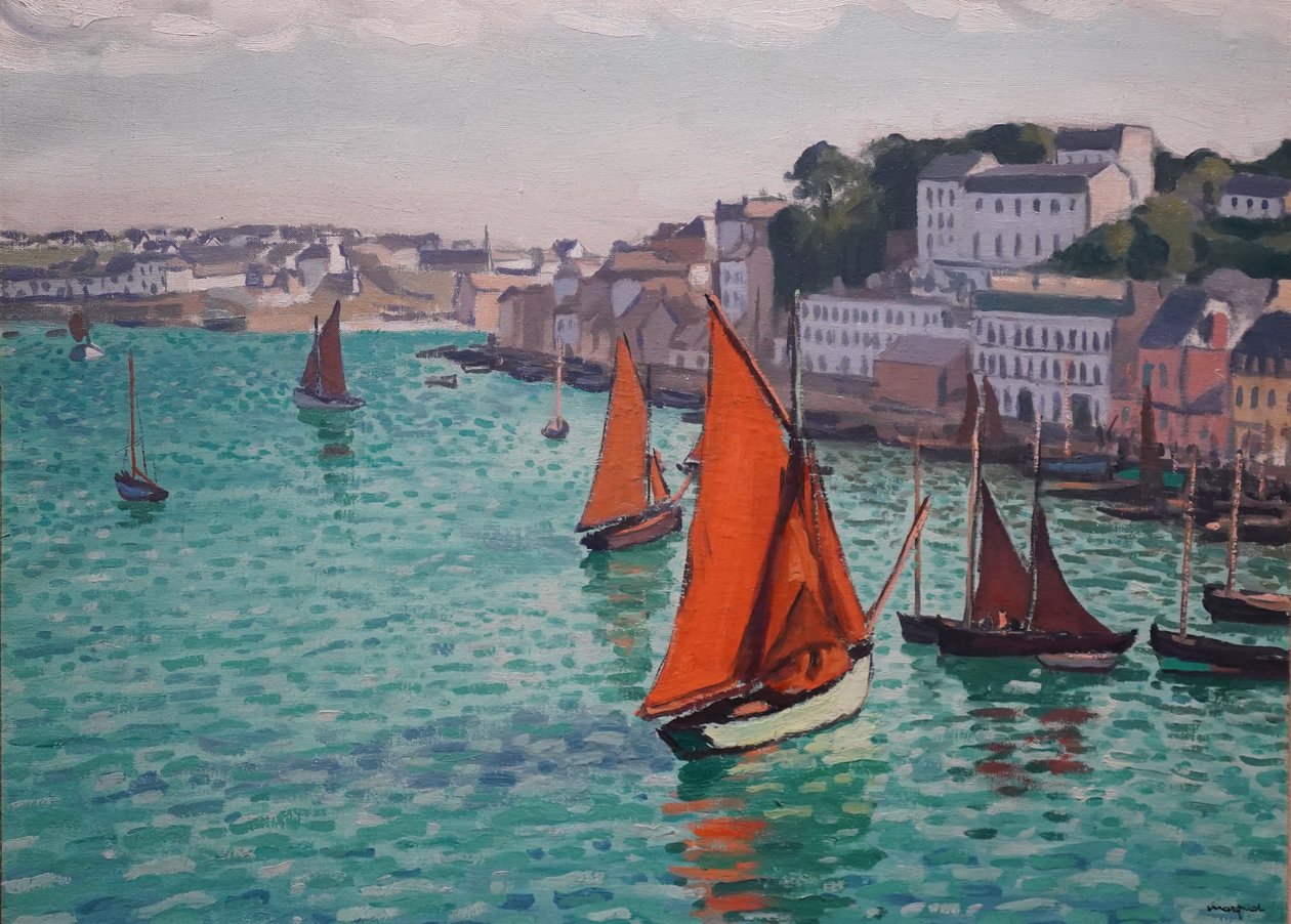 Røde sejl, Audierne af Albert Marquet