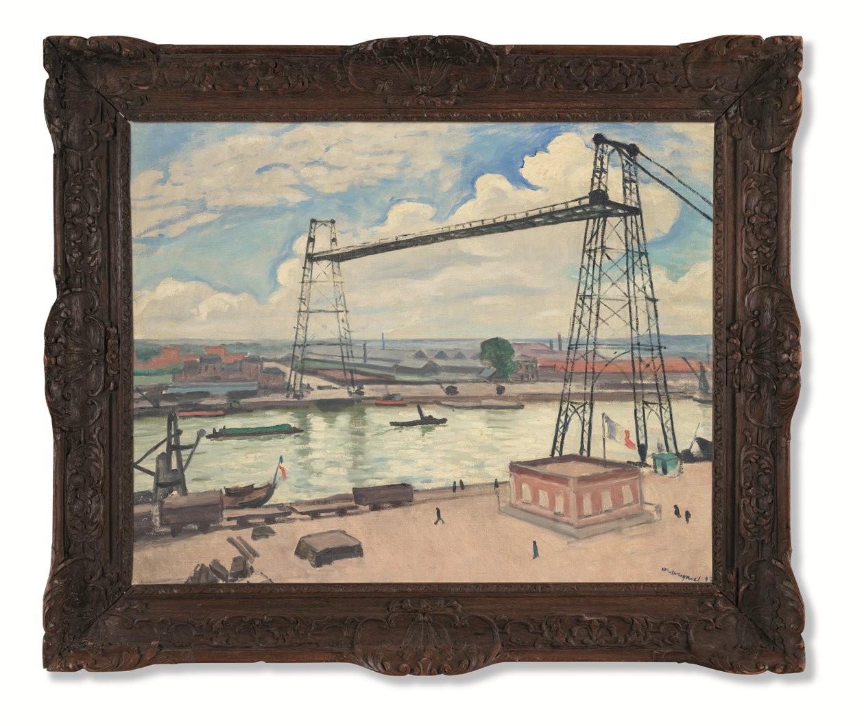 Rouen, transportbroen af Albert Marquet
