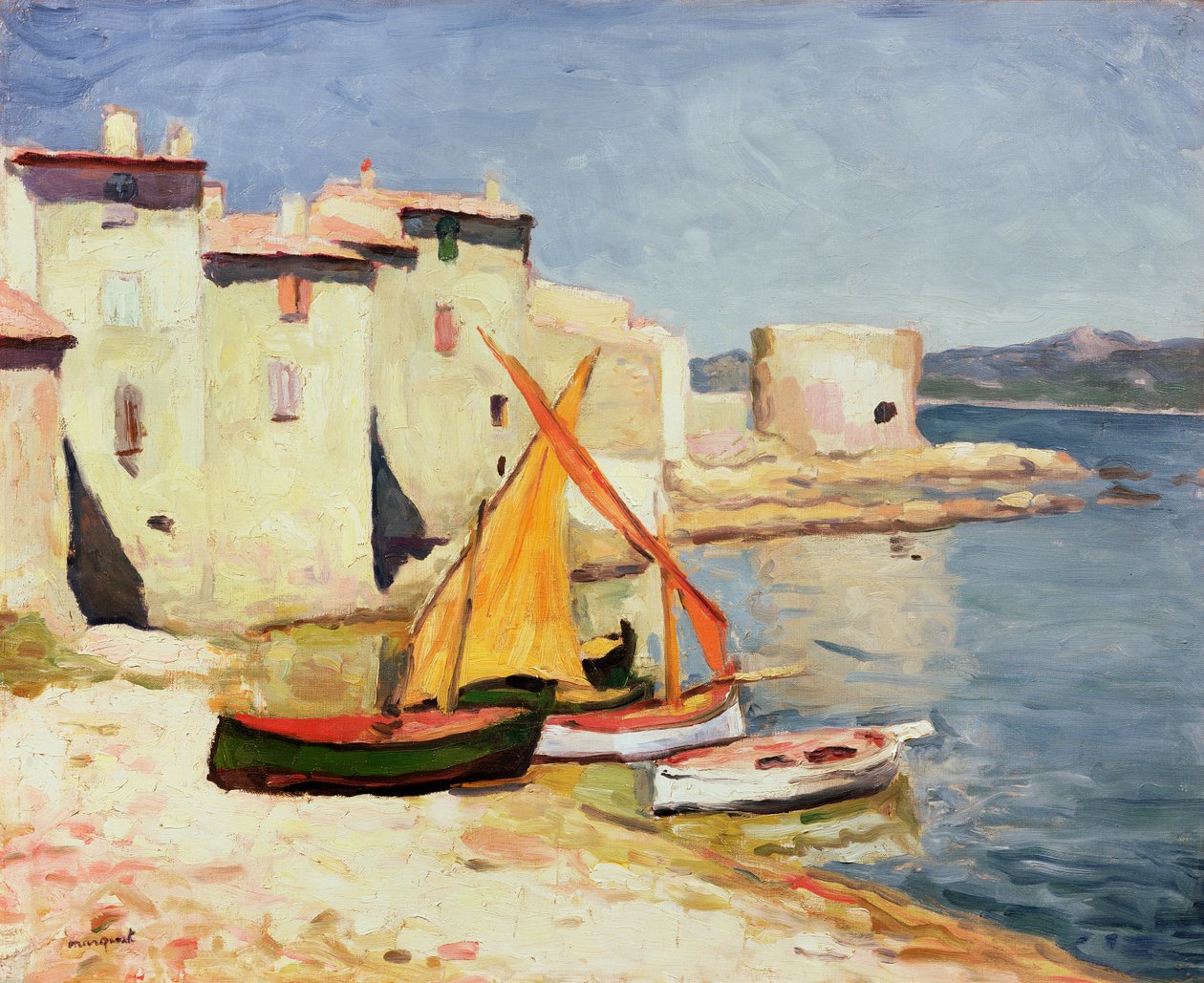 Saint-Tropez, ca. 1905 (olie på lærred) af Albert Marquet